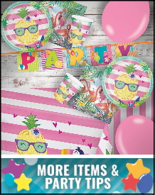 Pineapple and Friends Party Supplies, Decorations, Balloons and Ideas